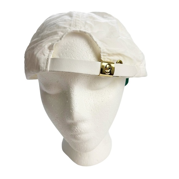 Vintage Imperial Headwear White Embroidered Turtle Adjustable Strap Hat Cap - Picture 9 of 10
